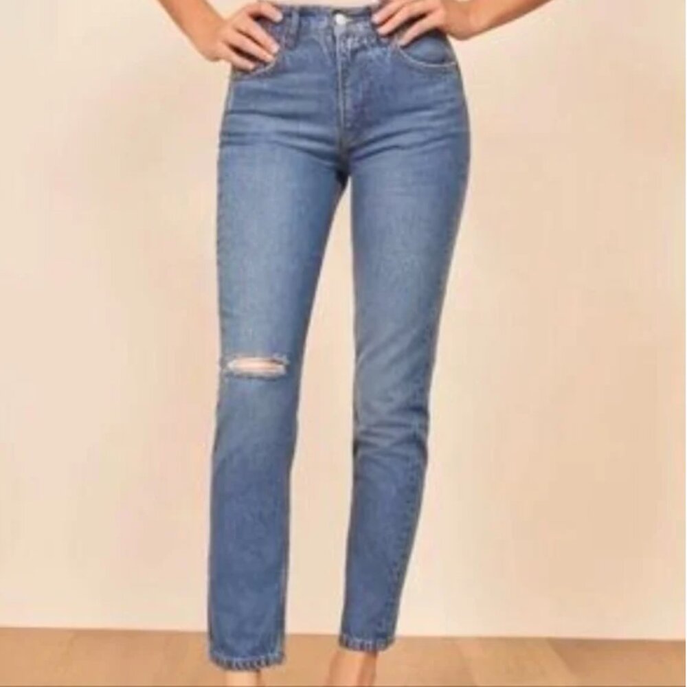 Reformation Julia High Cigarette Jeans